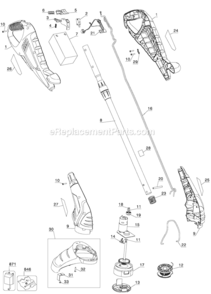 Part Location Diagram of 821070 DeWALT Cord Clamp